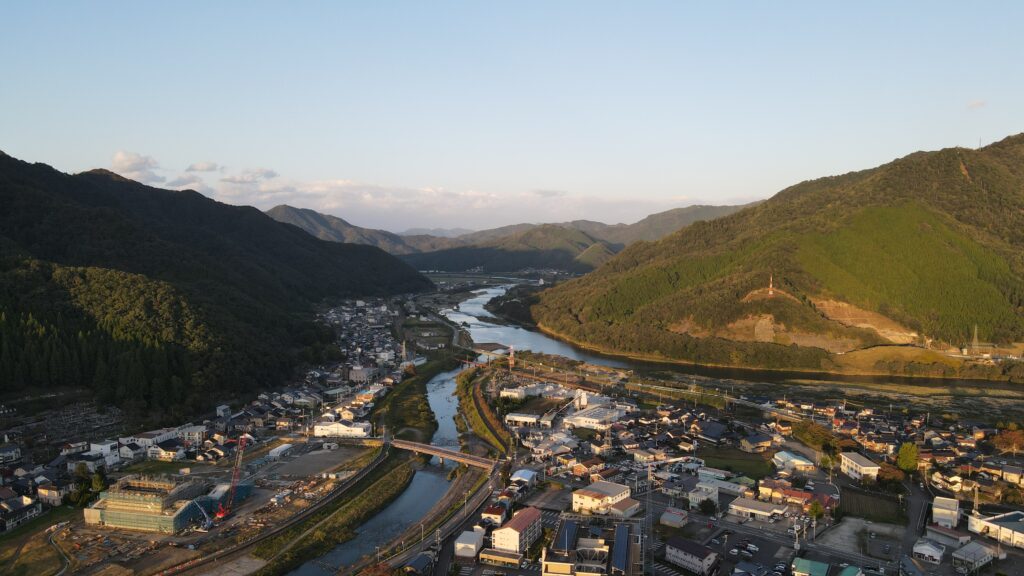 養父市八鹿町八鹿上空の画像